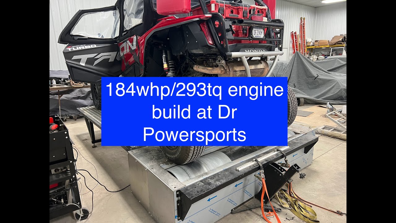 184WHP/293TQ Honda Talon Engine Build at Dr Powersports with Dyno runs!!