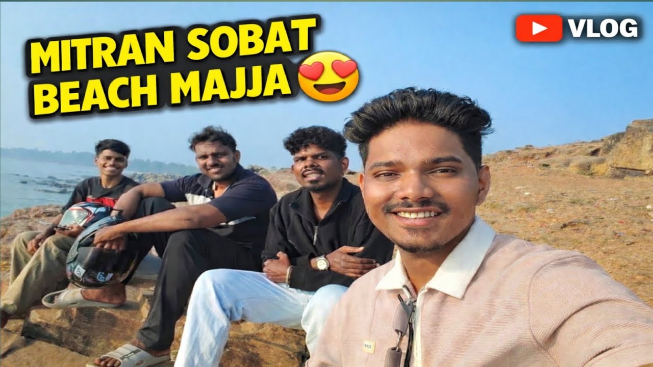 Manori Gorai Beach Vlog 🌊 | Mitran Sobat Full Enjoy | Best Beach Trip 🏖️ #viralvideo #trending 