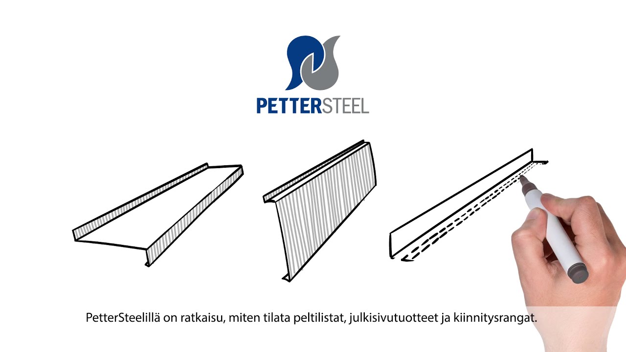 PetterSteel - Tilaa peltilistat,julkisivutuotteet ja kiinnitysrangat helposti verkkokaupasta!