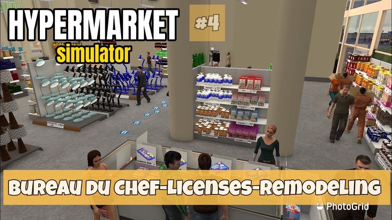 Hypermarket Simulator - Bureau du chef/Licenses,/Remodeling  #4 (PS5) [FR ] 