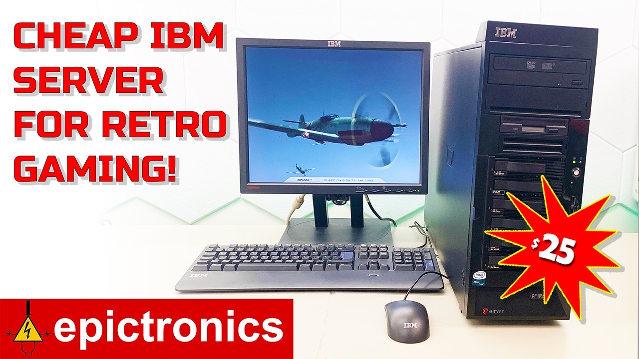 IBM x226 Server. Repair and upgrades. Surprising gaming performance!