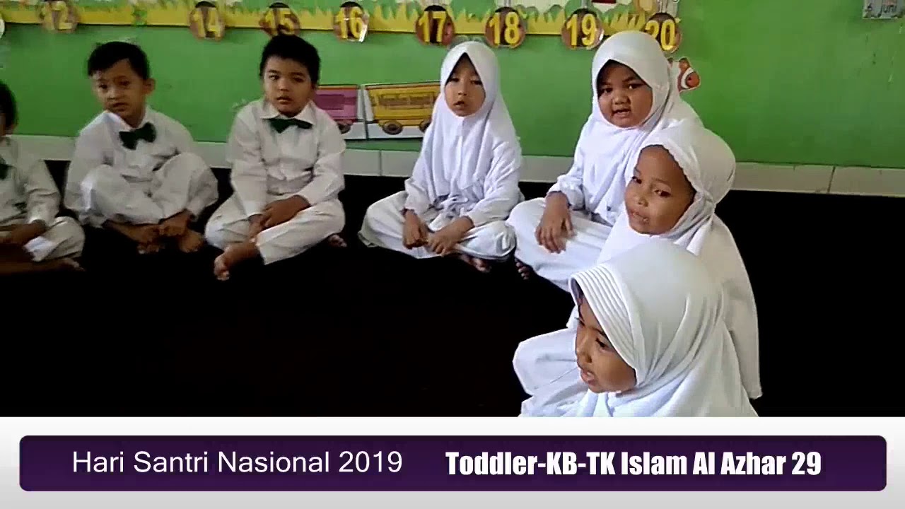 HARI SANTRI NASIONAL 2019 TODDLER KB TK ISLAM AL AZHAR 29 SEMARANG