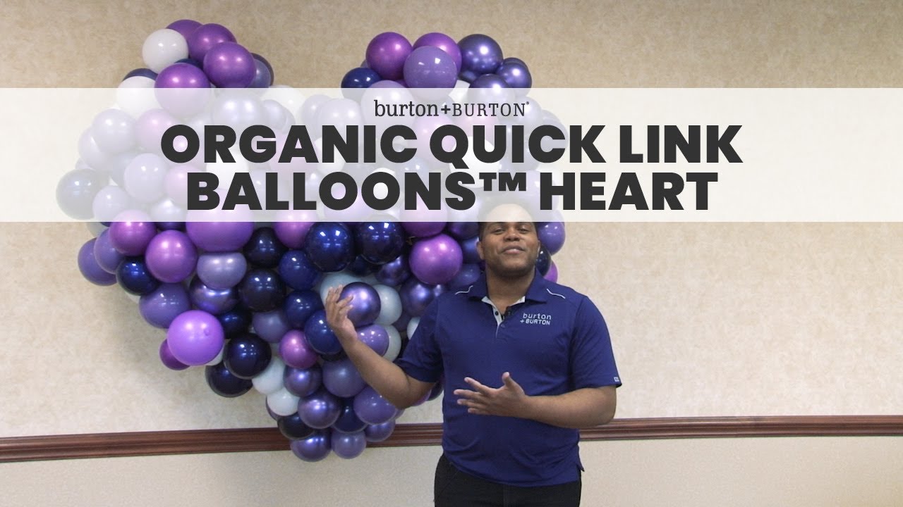 Organic Quick Link Balloons™ Heart