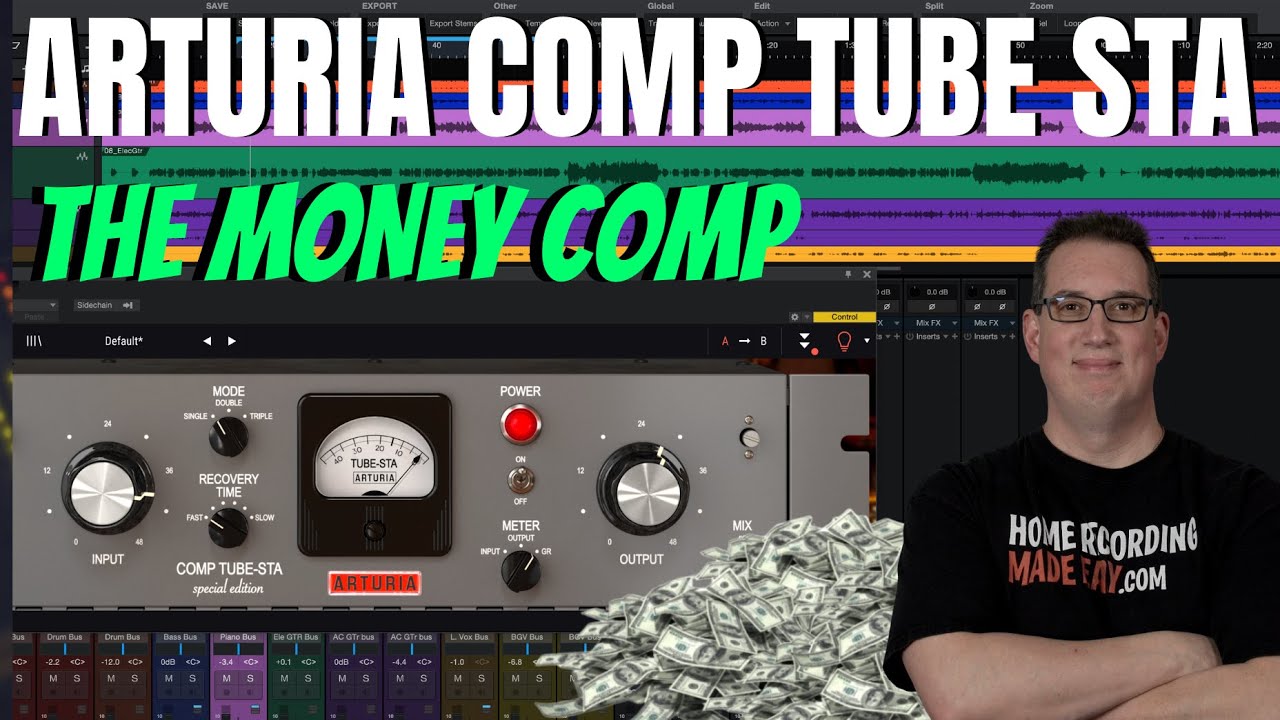 Компрессор Arturia Comp Tube STA | Один из моих новых фаворитов