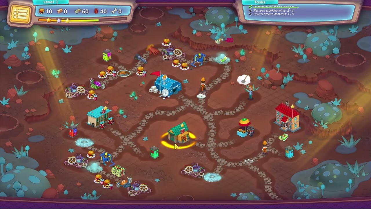 Rescue Team: Lights  Camera  Outer Space - Collector's Edition Level 1