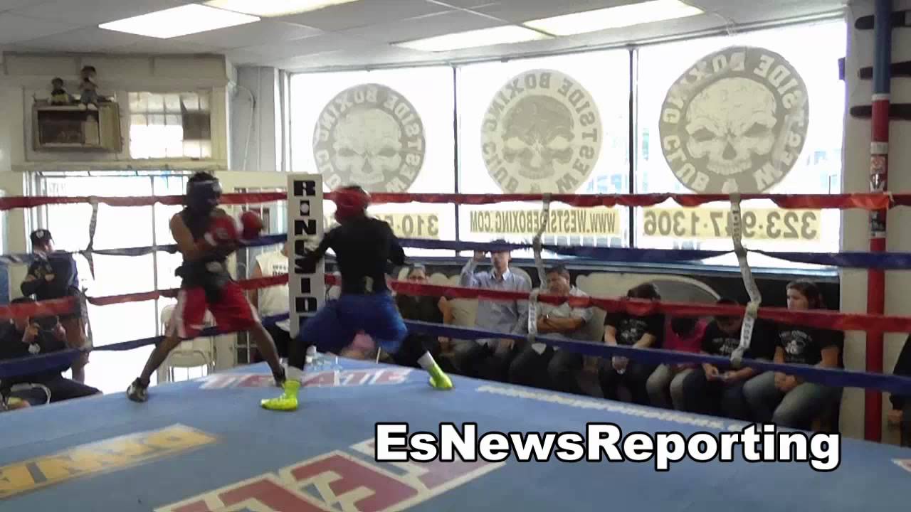 future stars sparring at westside boxing club in LA EsNews Boxing