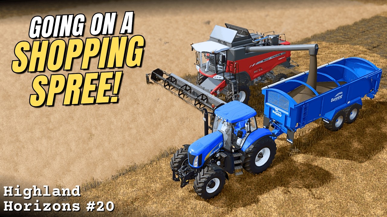 We Spend BIG On a New Tractor And Harvester! - Kinlaig - Highland Horizons 20 - FS25