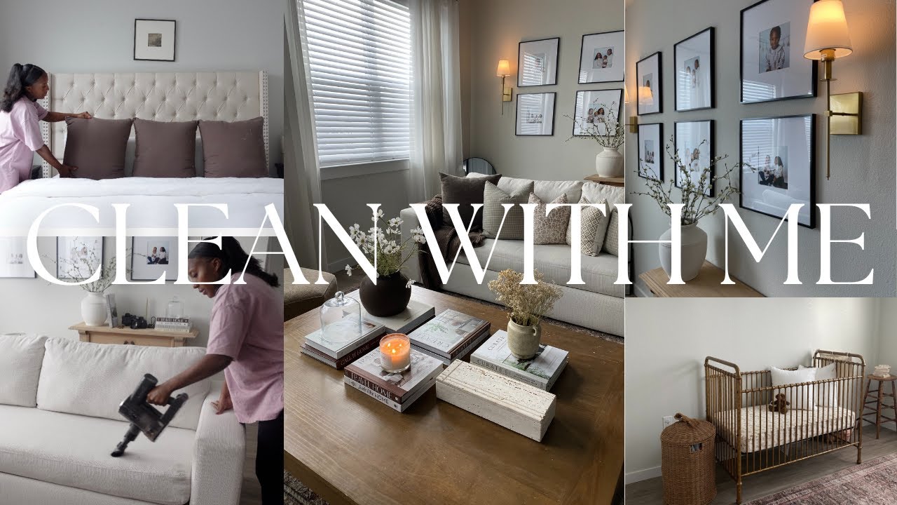 CLEAN WITH ME | reset my apartment cleaning motivation
