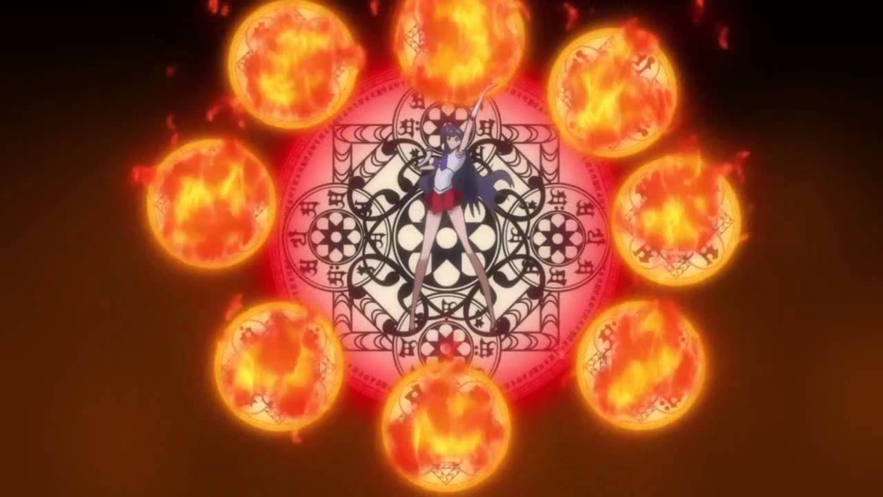 Sailor Mars vs Koan / Karmesite comparison: Old and New Version