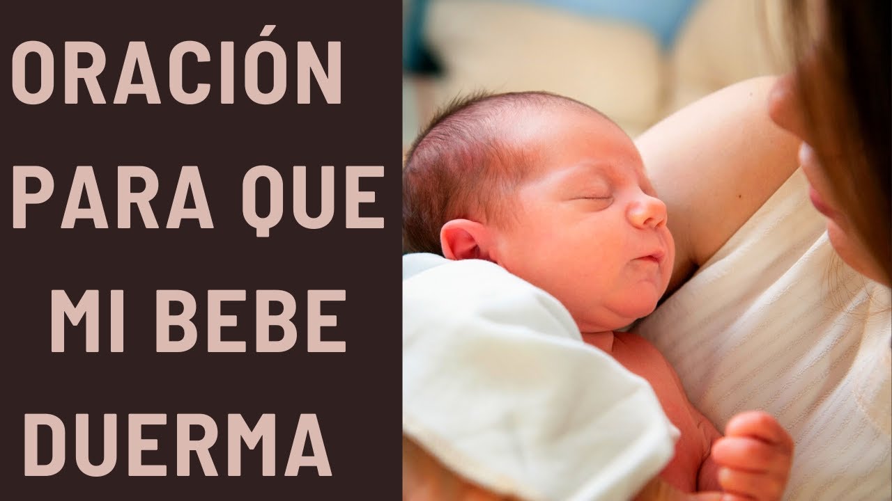 Oración para que mi bebé duerma tranquilo.