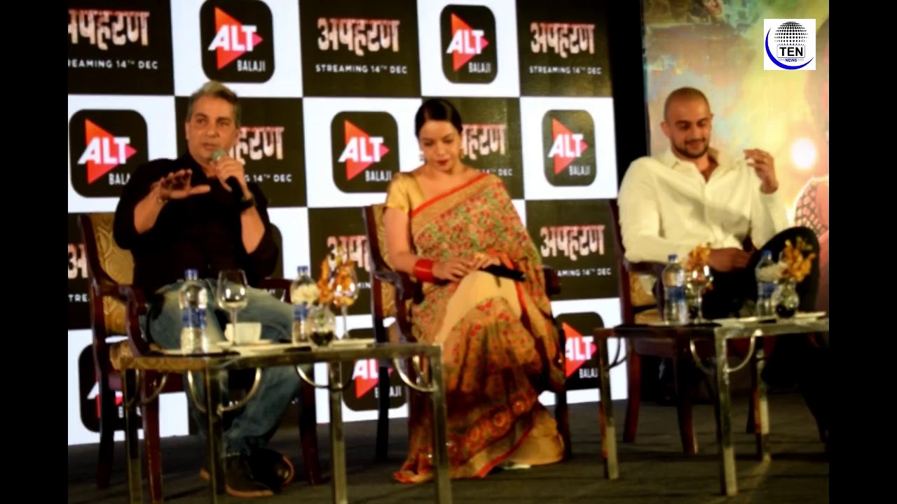 Star Cast of web series Apharan by #AltBalaji | Promotion in Delhi | Arunoday Singh | Mahie Gill