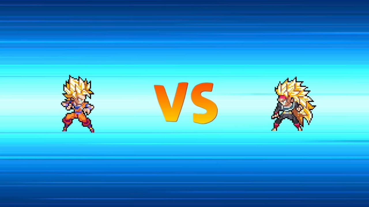 Goku ssj 2 VS bardock ssj 3