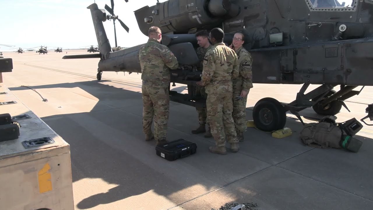 Behind AH-64 Apache Gunnery, Part 1.