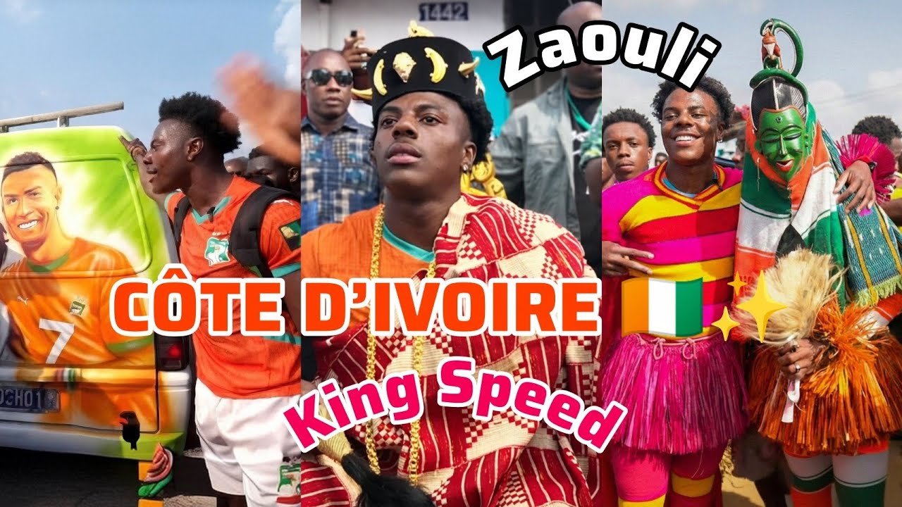ISHOWSPEED À ABIDJAN [ Roi, Garba, visite....] 3h de live à Babi