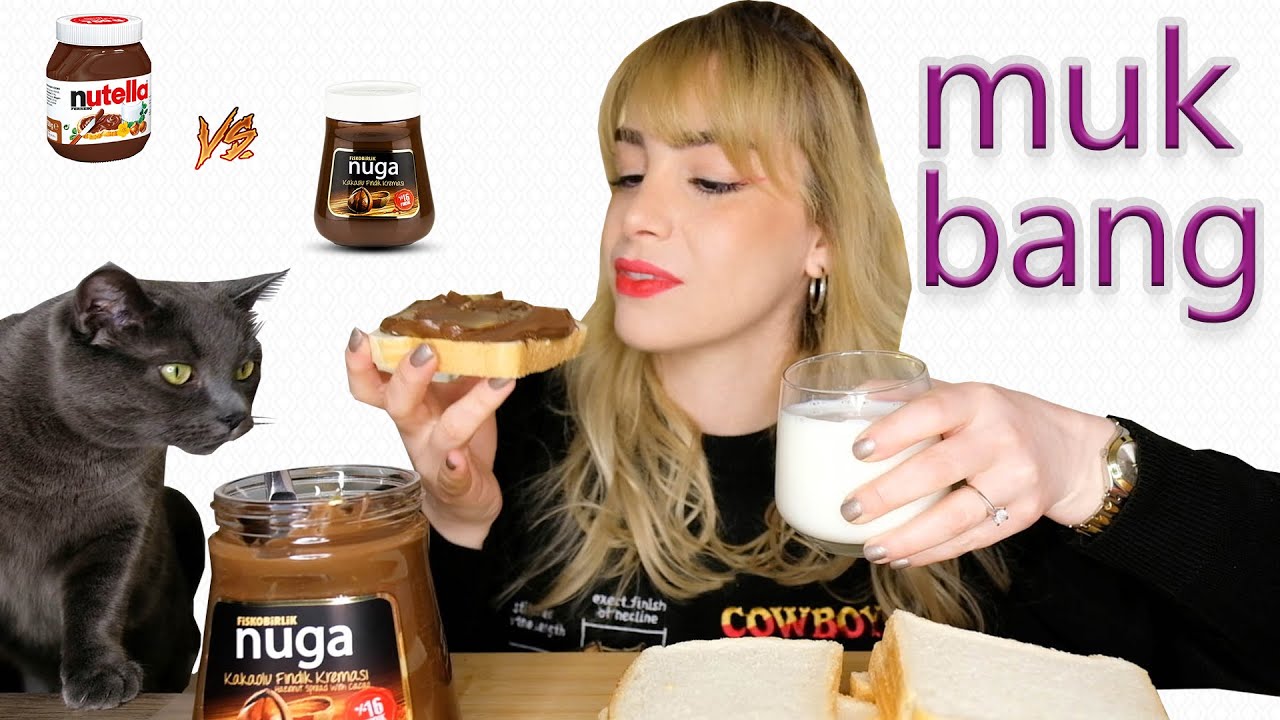 NUTELLA MUKBANG İSTEDİNİZ SÜRPRİZLİ GELDİM | MUKBANG Türkçe