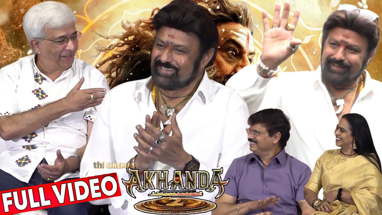 Full Video - Akhanda 2 Press Meet Tamil | NBK | Boyapati Sreenu