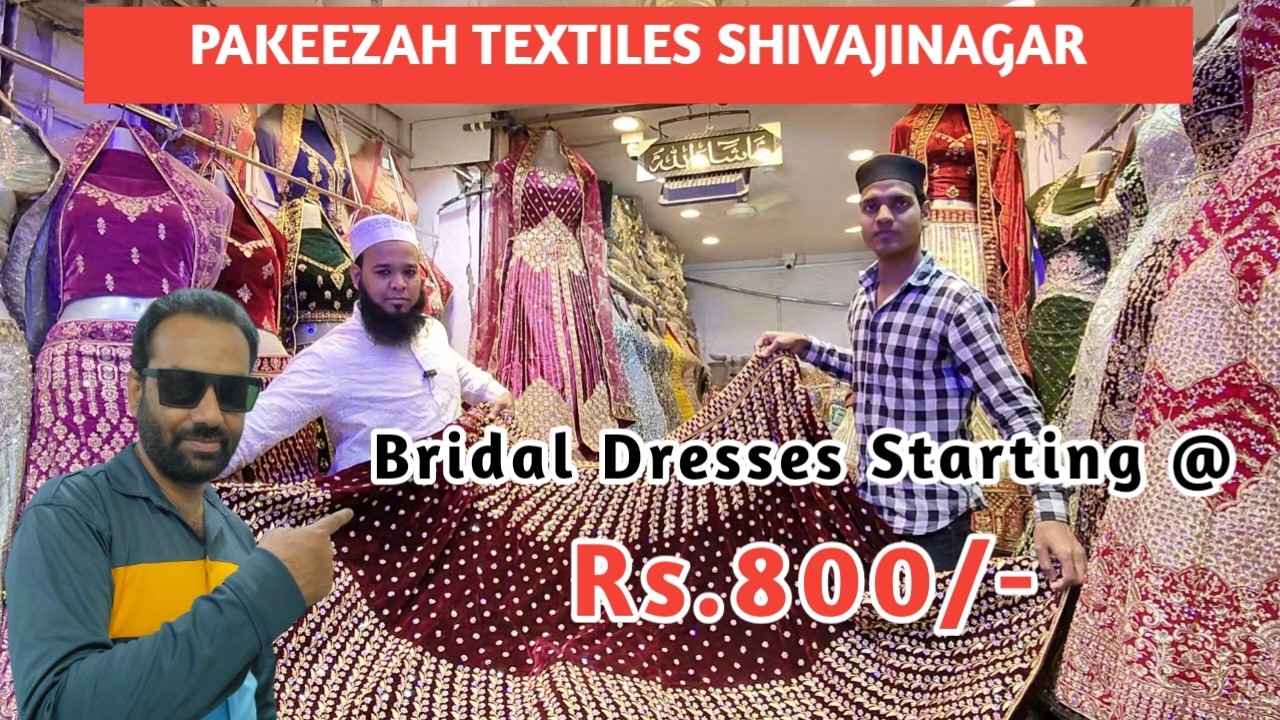 Latest Bridal Stoning Dresses For Ladies | Shivajinagar | Bangalore