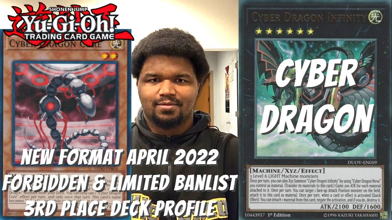 Yugioh New Format April 2022 3rd Place Deck Profile - Cyber Dragon - Kyle Lewis