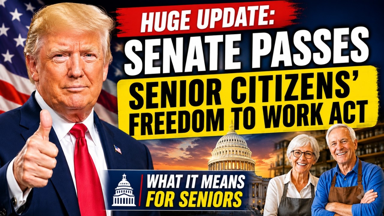 Huge Update: Senate Passes Senior Citizens&rsquo; Freedom to Work Act &mdash; What It Means for Seniors