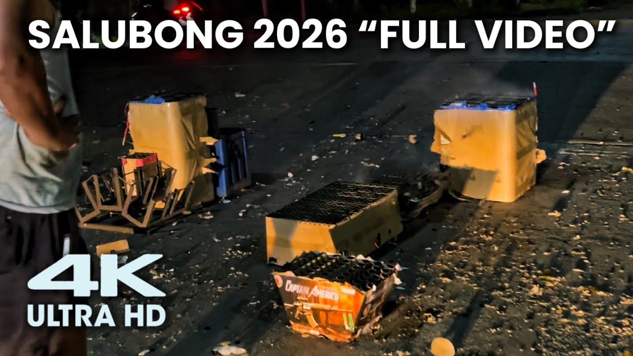 FULL VIDEO- SALUBONG SA BAGONG TAON 2026 - New year 2026 #Paputok #Fireworks 