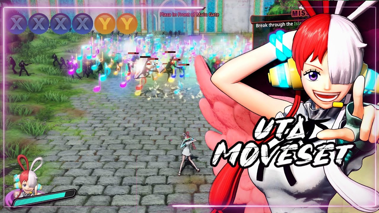 ONE PIECE Pirate Warriors 4 - UTA COMPLETE MOVESET (DLC)