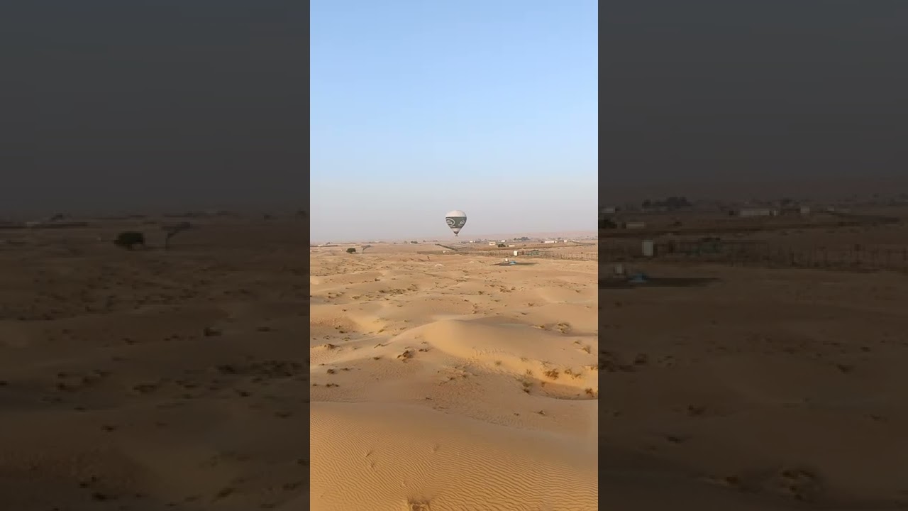 The World is Out There | Dubai 🇦🇪 #hotairballoon #balloonride #visitdubai #dubailife