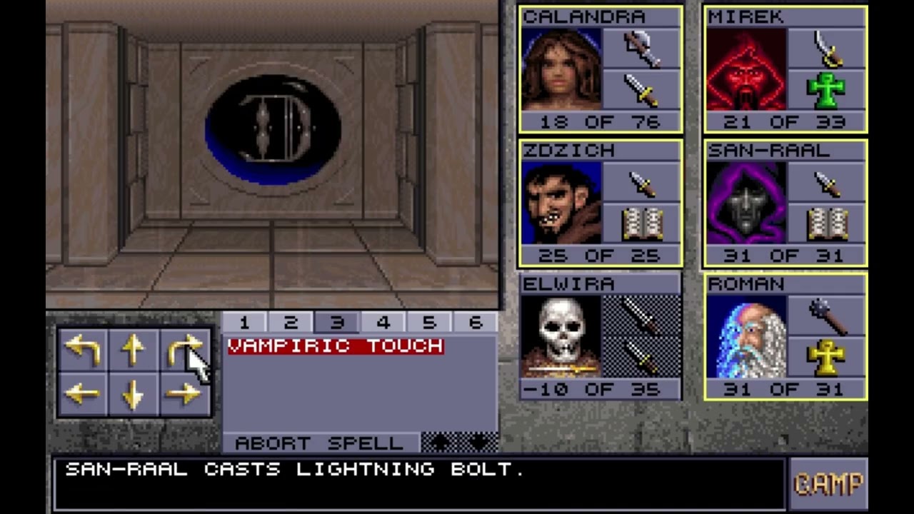 Eye of the Beholder II: The Legend of Darkmoon (12) - Świątynia Darkmoon (po pierwszej wieży i PL)