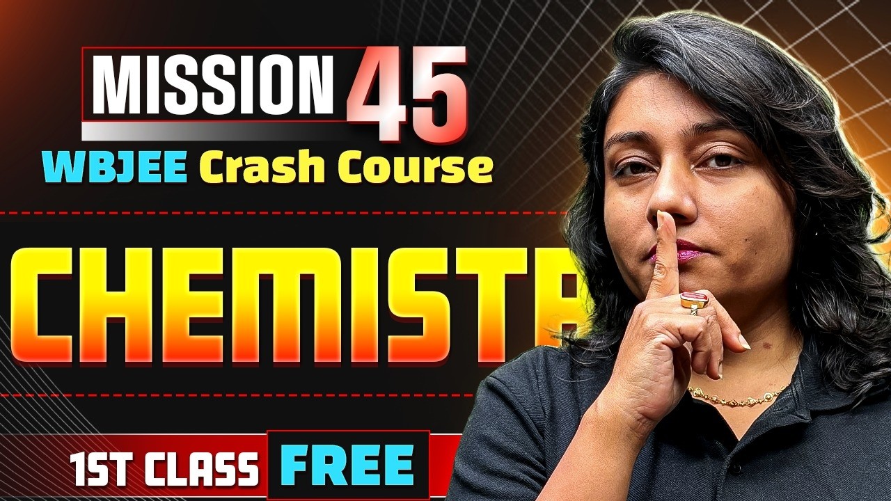 SOME BASIC CONCEPTS OF CHEMISTRY 🧪 Mission WBJEE 45 Crash Course 2026 FREE 1st Class 💯 PW Bangla