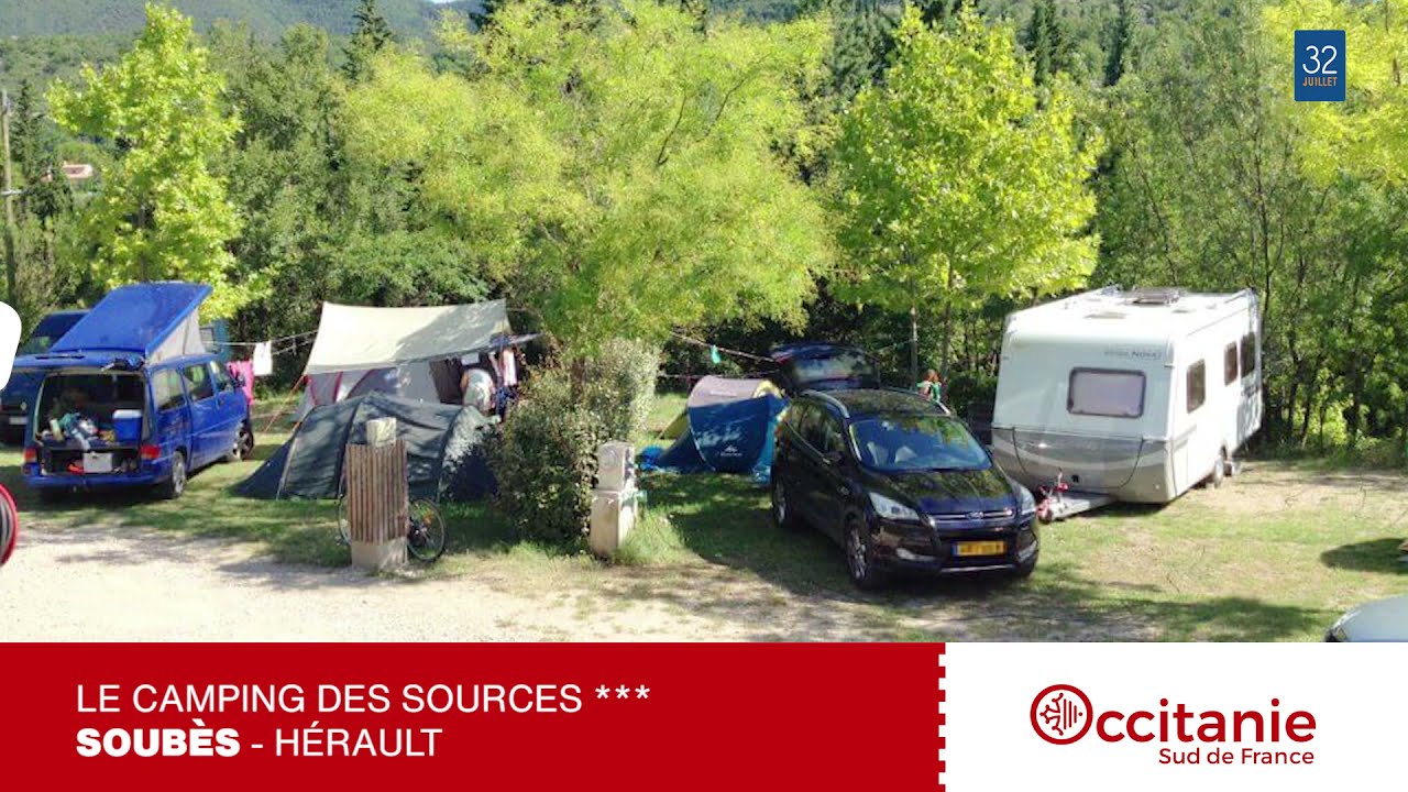 Le Camping des Sources dans l'Hérault