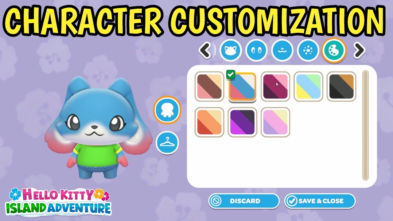 HELLO KITTY ISLAND ADVENTURE - Character Customization