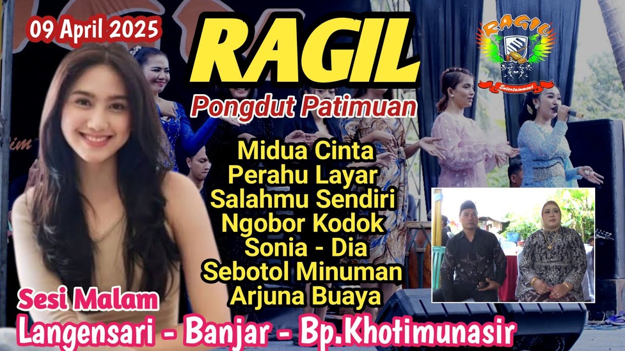 MIDUA CINTA - LIVE LANGGEN BANJAR SESI MALAM  - RAGIL PONGDUT