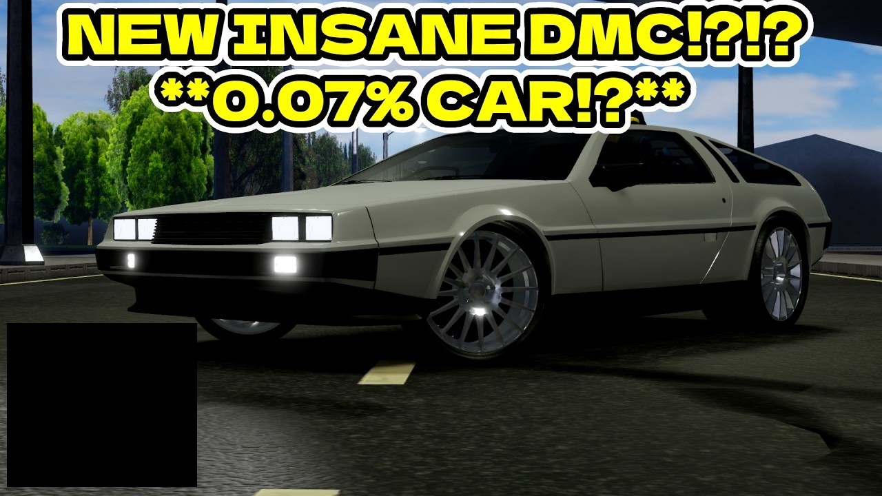 I built the NEW DMC!?! **NEW 0.07 AUCTION EXCLUSIVE CAR!?**