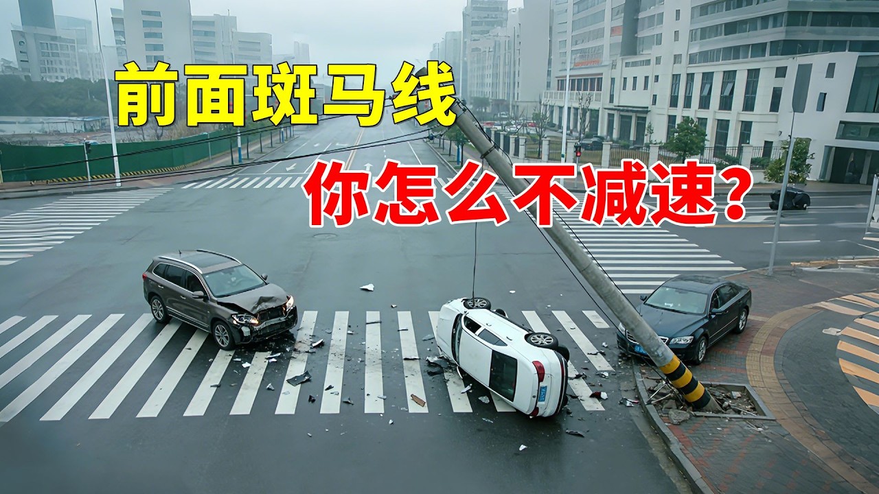 前面斑马线，你怎么不减速？2026交通事故第53期