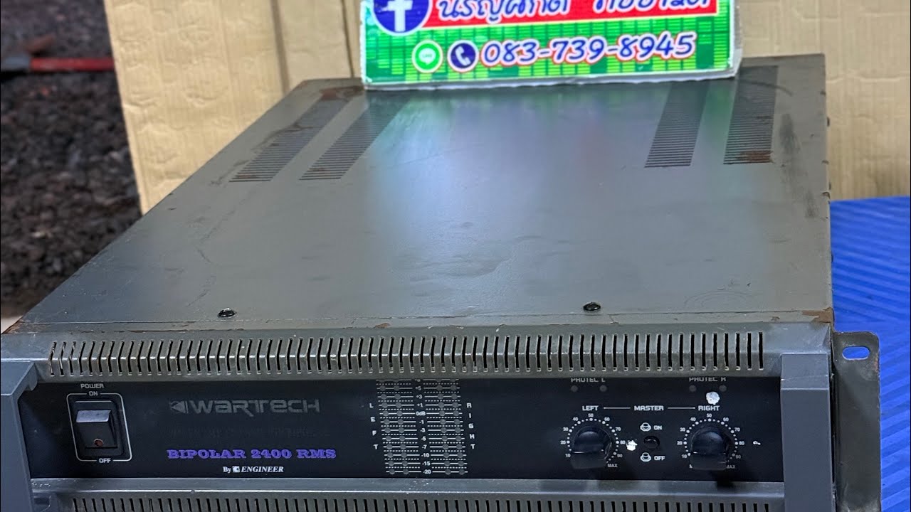 👉wartech2400RMSใช้งานปกติครับผม 18นิ้ว4ใบสบาย✅#แท่น125ooมาชมของได้ #อยู่แค่คลองหลวงปทุมธานี#