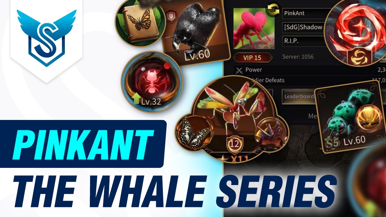 Серия Whale: PinkAnt! Полный Обзор Аккаунта Whale - The Ants: Underground Kingdom