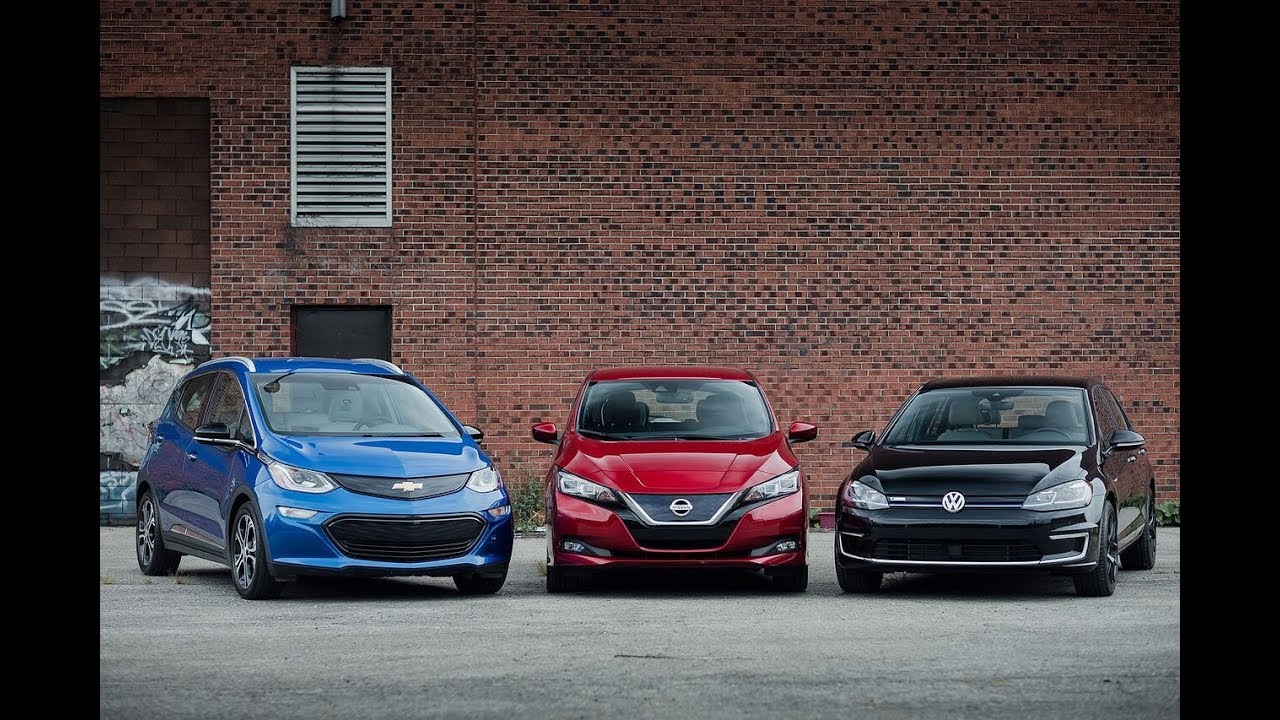 Сравнение: Chevrolet Bolt 2018 года против Nissan LEAF 2018 года против Volkswagen e-Golf 2018 года