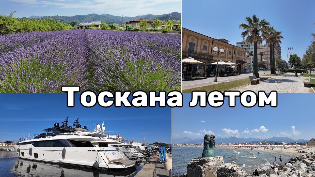 Лавандовое Поле. Пляжи Виареджио. Что Посмотреть в Тоскане Летом