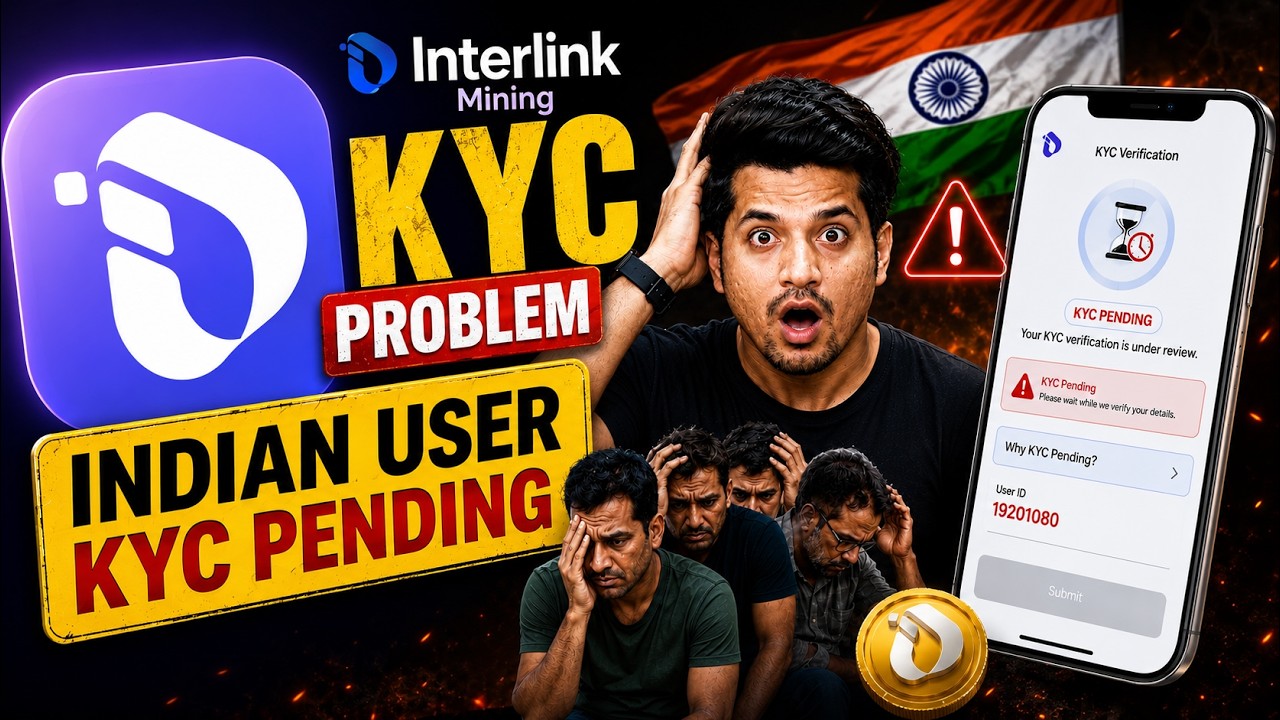 Interlink Network KYC Pending Indian User | Interelink Mining App KYC | P2P Update | New Update