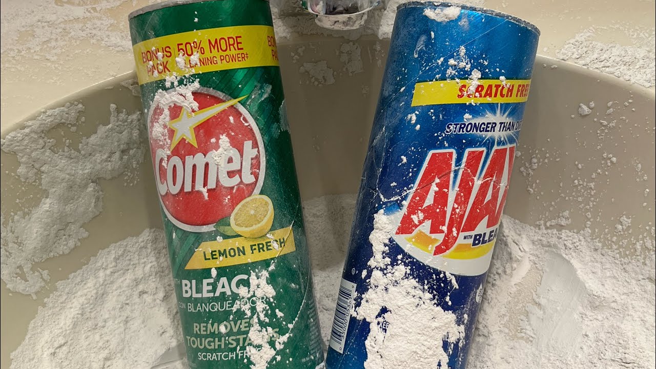 ASMR!! 🍋 COMET & AJAX POWDER PLAY💨ODDLY SATISFYING REQUEST😋EXTREMELY DUSTY