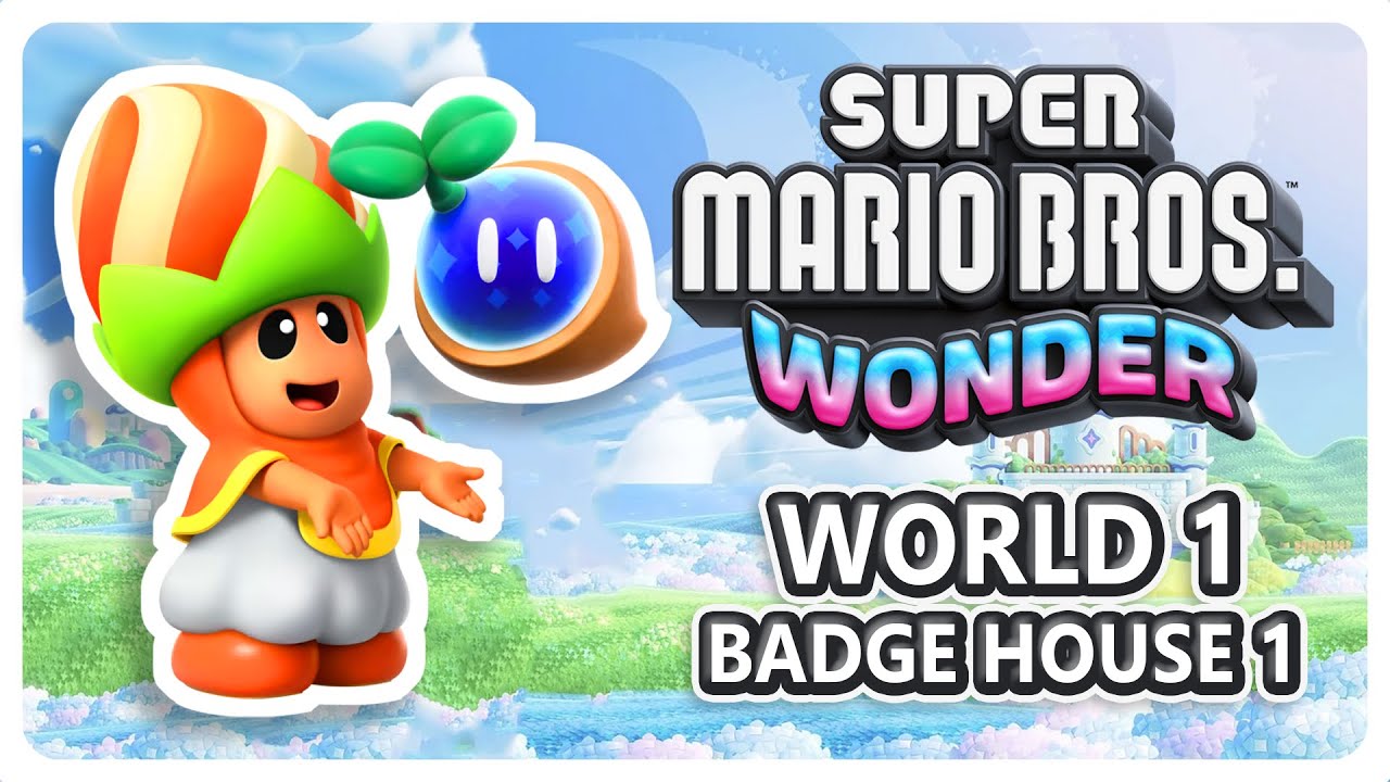 Super Mario Bros. Wonder &ndash; Badge House in the Pipe-Rock Plateau | Guide 100%