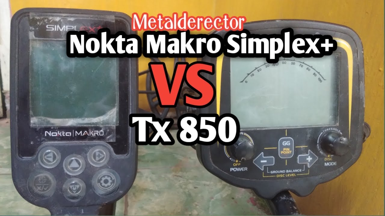 Тест точности Nokta Makro Simplex+ и Tx 850 ll