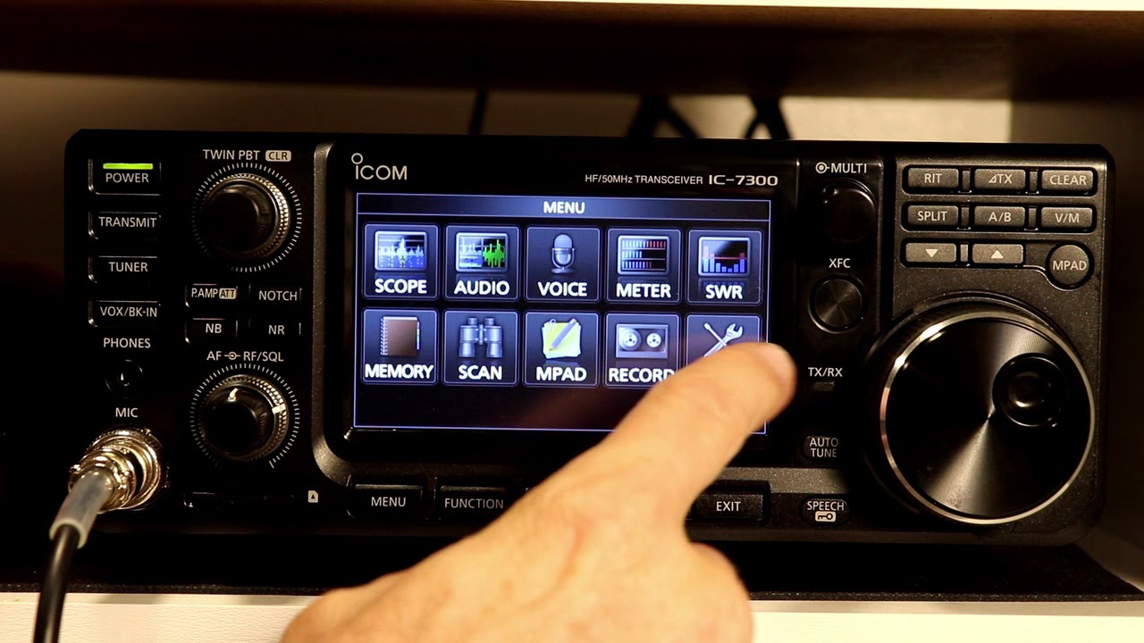 Icom IC7300 A to Z #22 SD Card functions & file mgmt