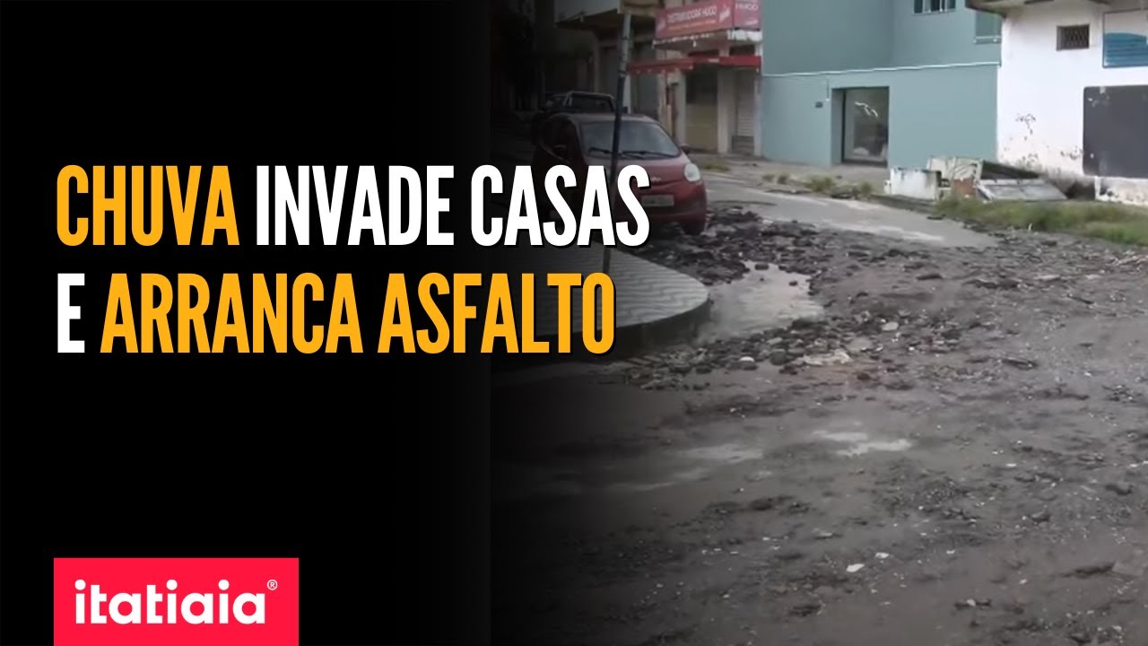 CHUVAS FORTES ALAGAM CASAS, LOJAS E RUAS EM SANTA LUZIA