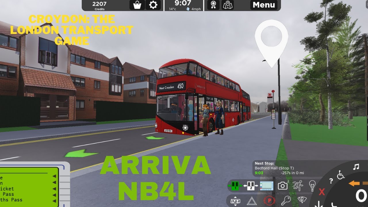 Roblox| Croydon: The London Transport Game| ARRIVA NB4L on Route 450 to West Corydon