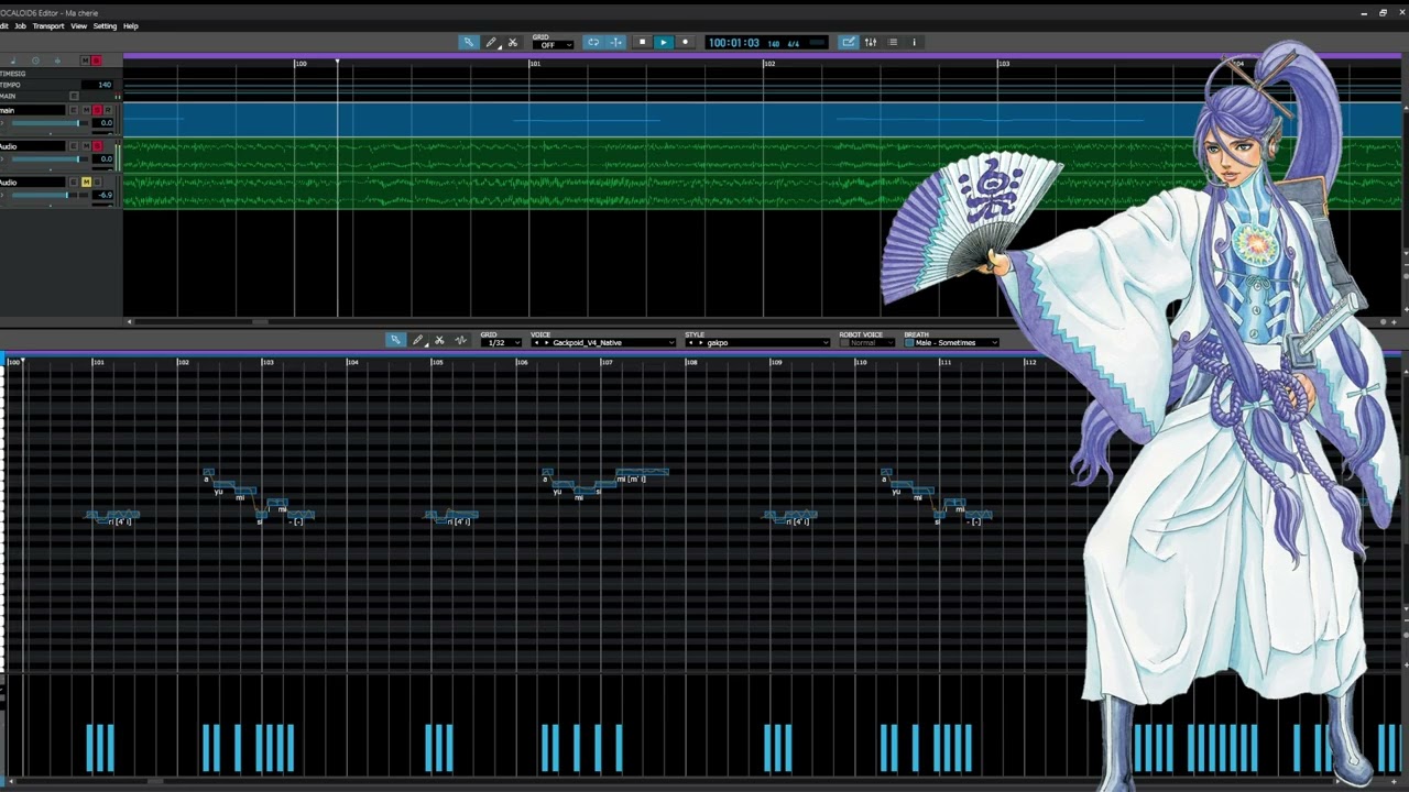 【神威がくぽ】 Ma chérie～愛しい君へ～【VOCALOIDカバー 】