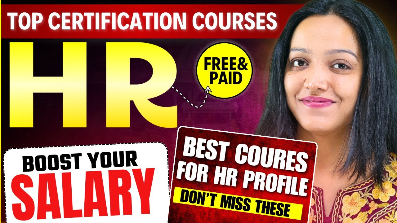 Top HR Certification Courses To Boost Your Salary | Best Courses You Shouldn't Miss❌