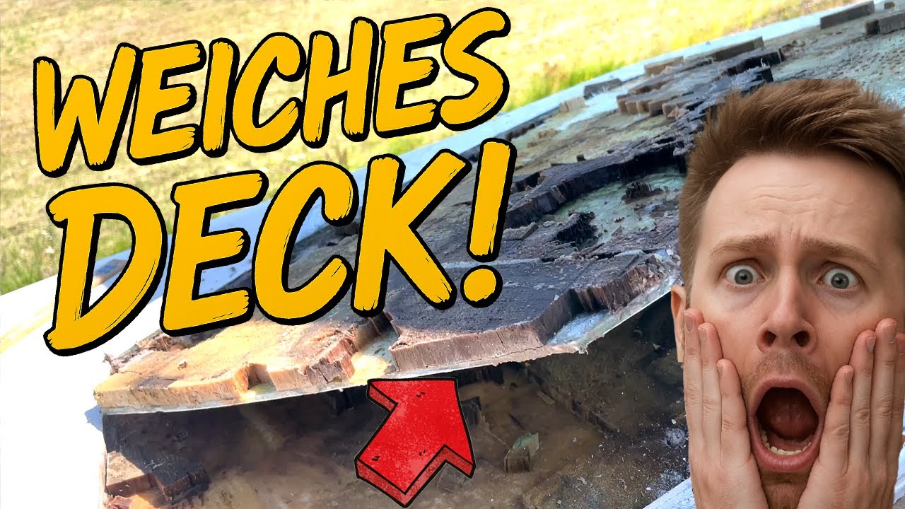 Weiches Deck – Jetzt wird’s ernst! Alle Anbauteile demontiert und das Deck aufschneiden.