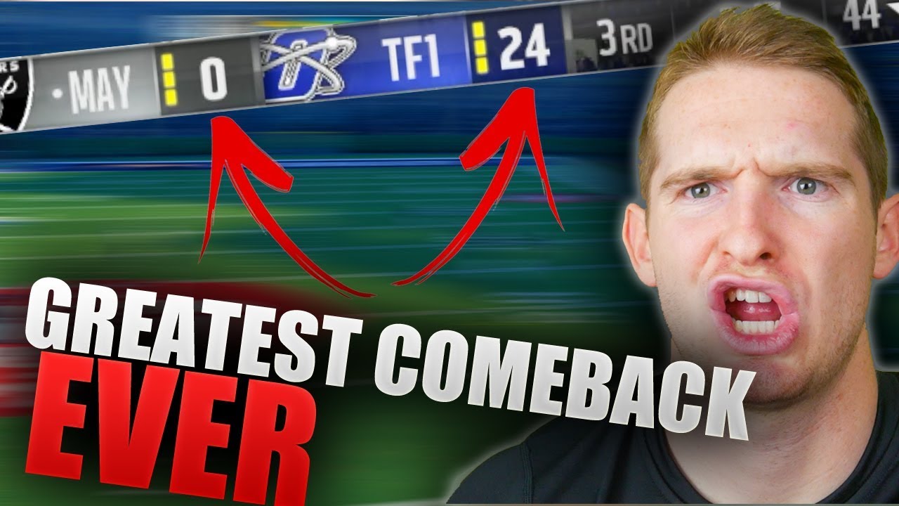 GREATEST COMEBACK IN MADDEN HISTORY | THRILLER WITH INSANE ENDING! Madden 18 Gameplay