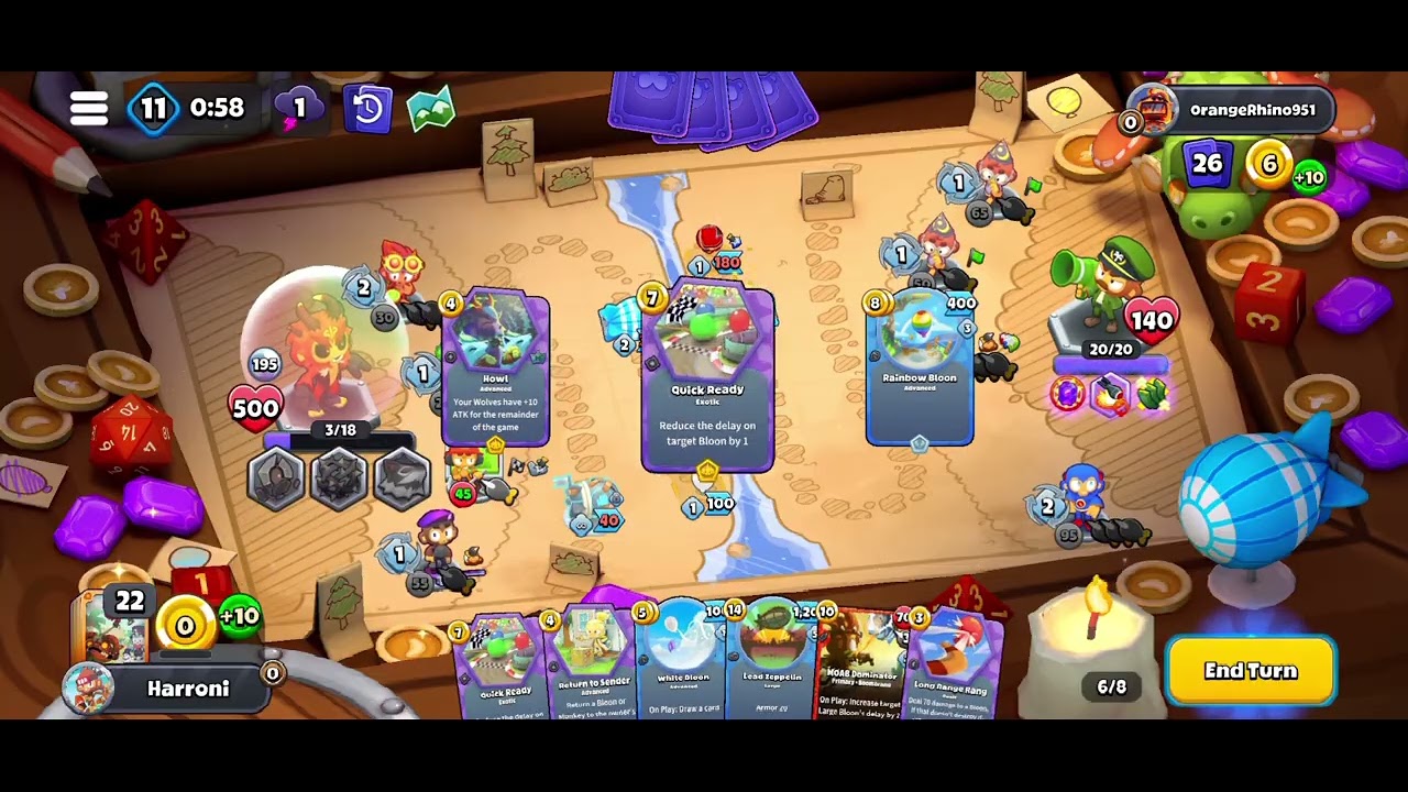 Daily(Hopefully) Bloons Card Storm Gameplay D191