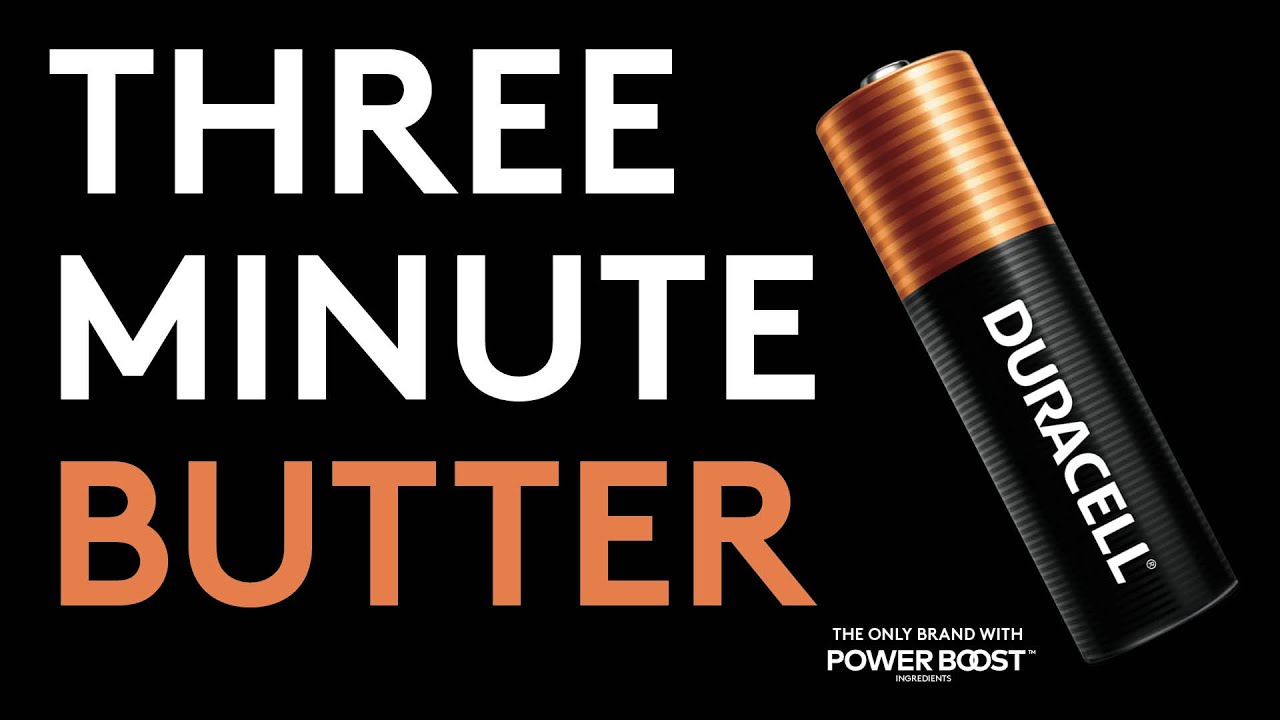 Three Minute Butter with Power Boost Ingredients